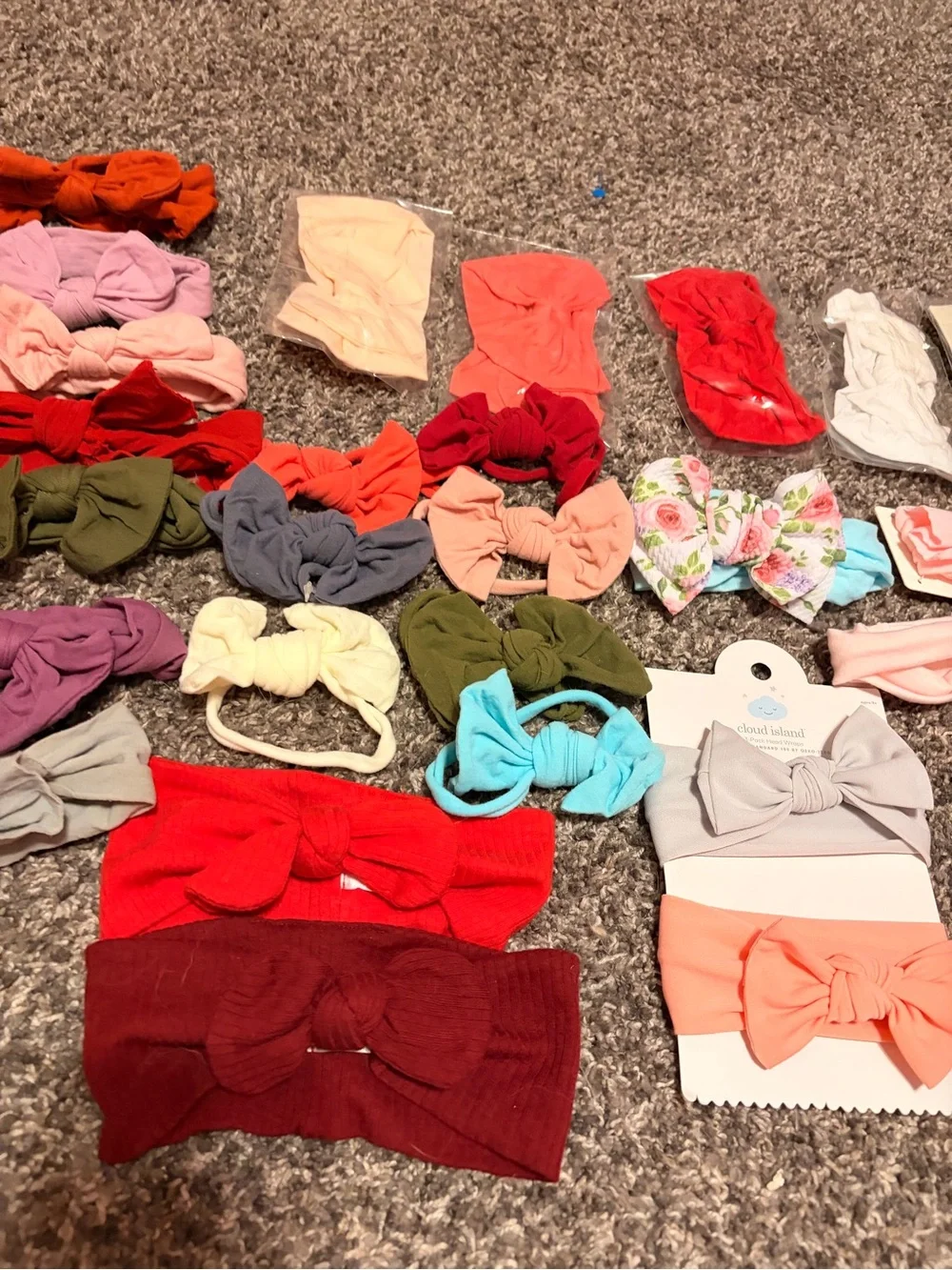 36 Baby Bow Headband Set - Assorted Colors